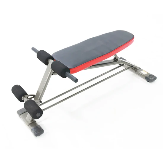 Press de banca declinable de gimnasio ajustable para gimnasio en casa, capacidad de acero Q235 de 220 libras, equipo de ejercicio personalizable Fitness